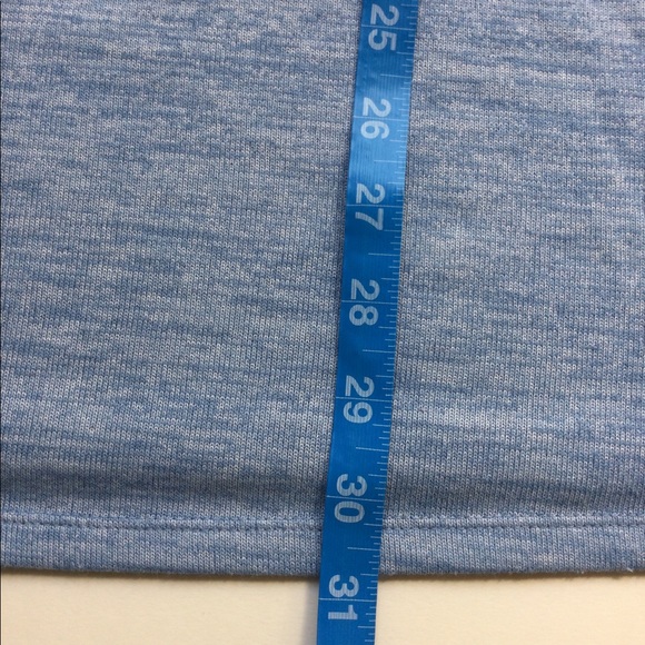 Lands’ End light blue mock neck tunic 1X - Picture 8 of 8